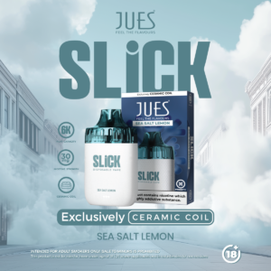 JUES Slick 6,000 Puffs — Sea Salt Lemon